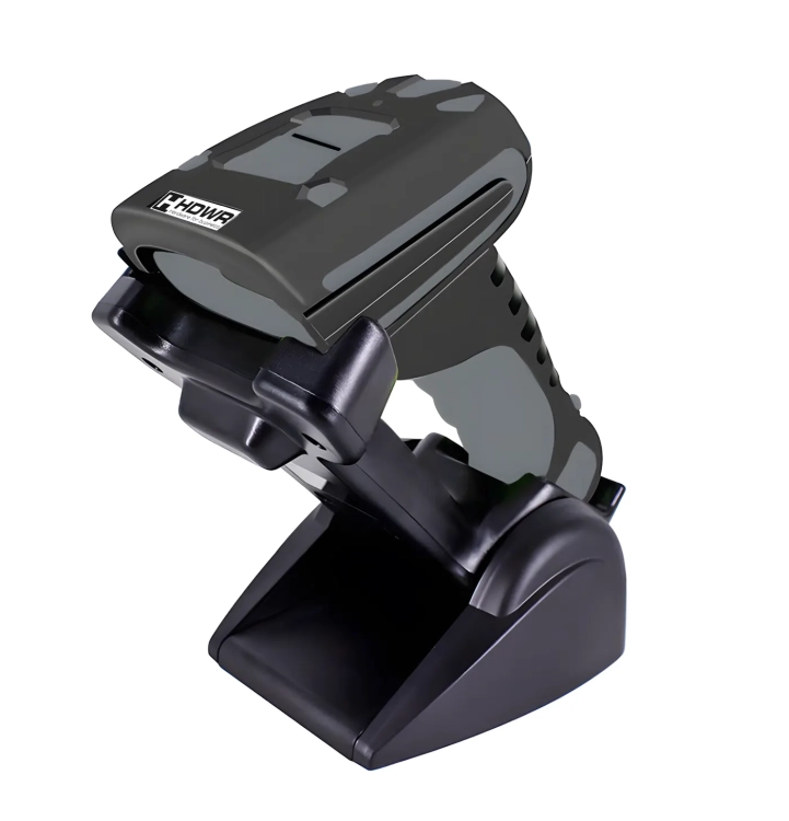 Czytnik magazynowy QR ze stacją dokującą i podstawką w jednym, bezprzewodowy z wbudowaną pamięcią HD9100B