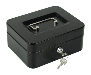 Kasetka na pieniadze z 5 przegrodami na monety i wyciaganym wkladem%2C zamykana na kluczyk%2C metalowa HD CB20 5