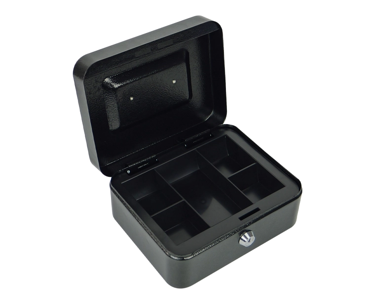 Kasetka na bilon zamykana na klucz z 5 przegrodami  i wyjmowanym wkładem HD-CB20-5