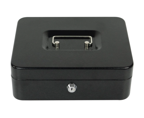 Kasetka na kluczyk z 1 przegrodą na banknoty i 4 na bilon, zamykana na klucz HD-BC25-5A