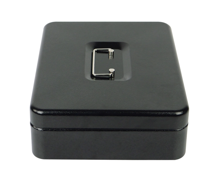 Kasetka na monety z 4 przegrodami na bilon, 1 na banknoty i wyciąganym wkładem, zamykana na kluczyk HD-CB30-5A