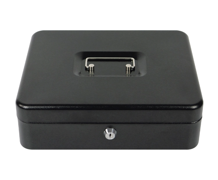 Metalowa kasetka na pieniądze z 4 przegrodami na banknoty i 5 na bilon HD-CB30-9A