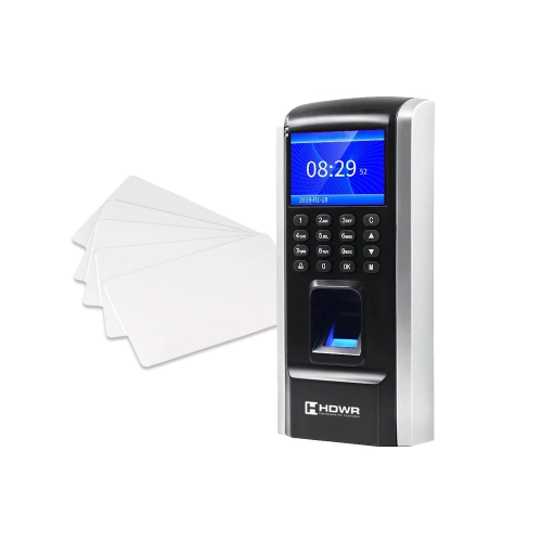 Rejestrator czasu pracy na odcisk palca, kartę, brelok CTR12 + 15 kart HD-RWC01