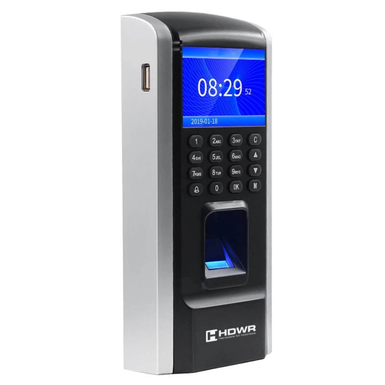Rejestrator czasu pracy na odcisk palca, kartę, brelok CTR12 + 15 kart HD-RWC01