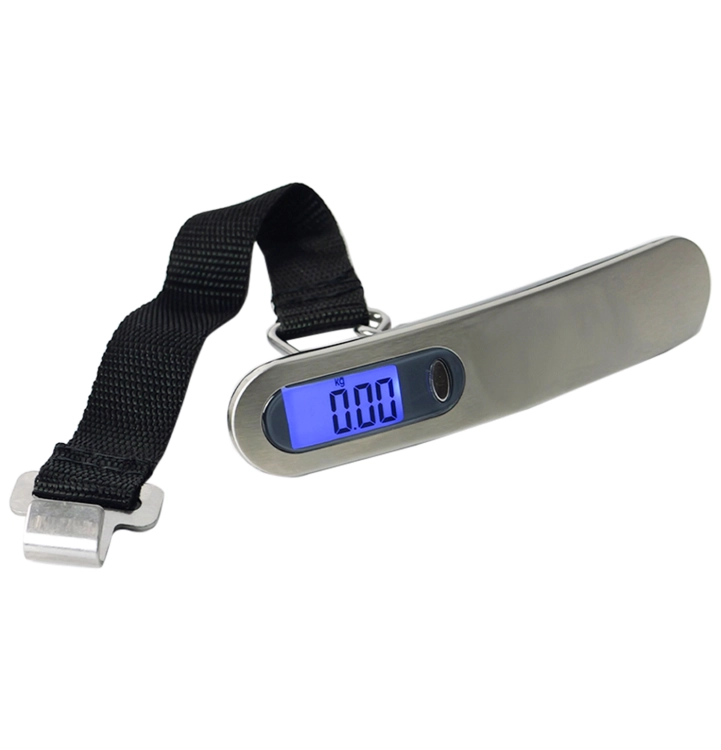 Waga bagażowa do 50 kg z paskiem kompaktowa kg, g, lb, oz wagPRO-H50K