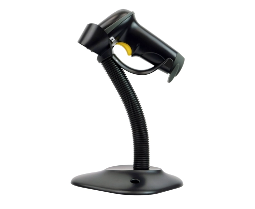 Czytnik kodów kreskowych z podstawką i automatycznym skanowaniem, przewód USB w zestawie, ergonomiczny HD42A