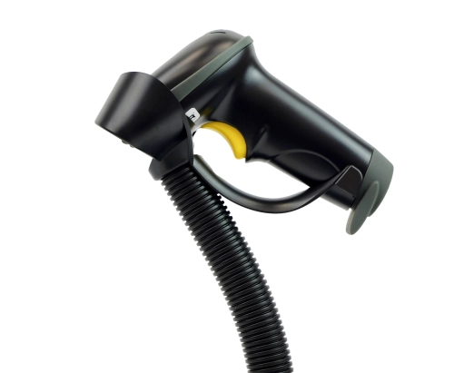 Skaner kodów kreskowych z podstawką w zestawie, przewodowy z automatycznym skanowaniem HD42A