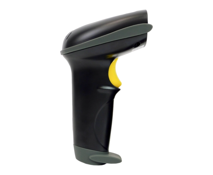 Czytnik przewodowy kodów kreskowych z podstawką w zestawie, automatycznie skanuje kody HD42A