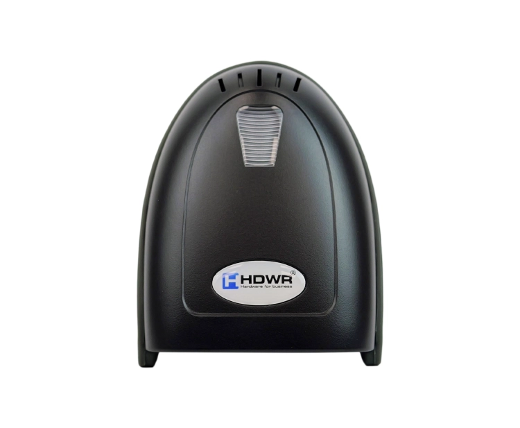 Przewodowy czytnik kodów kreskowych z podstawką i automatycznym skanowaniem HD42A