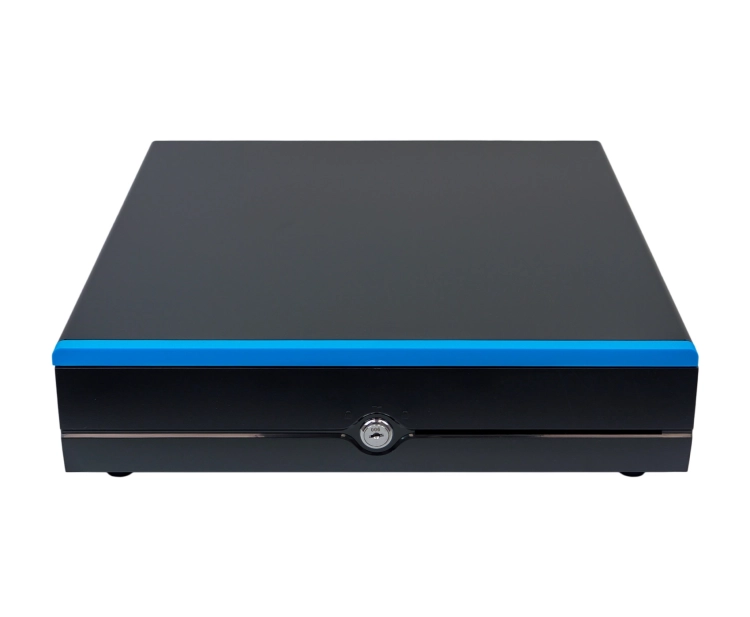 Szuflada na monety i banknoty, pojemna, stalowa, interfejs RJ11 HD-KW43