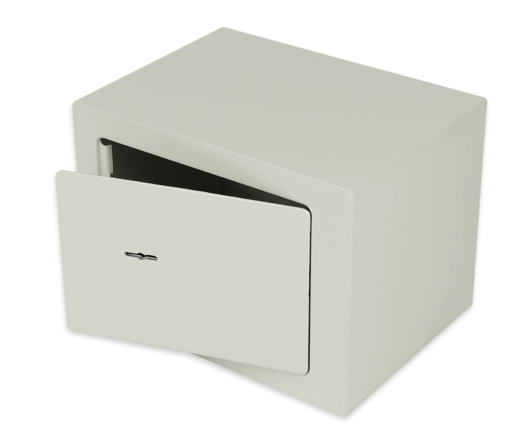 Sejf na pieniądze, dokumenty i drogocenne przedmioty zamykany na klucz, stalowy, kompaktowy SecureBox-10