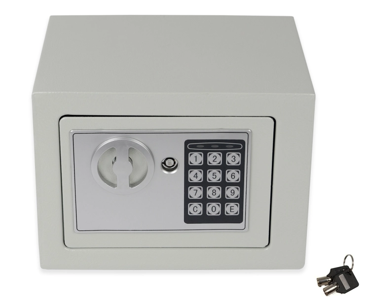 Sejf na klucze i kod PIN, elektroniczny, stalowy do pieniędzy i dokumentów SecureBox-20
