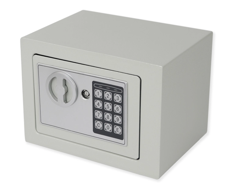 Sejf na dokumenty, pieniądze, kasa pancerna elektroniczna na kod i klucz SecureBox-20