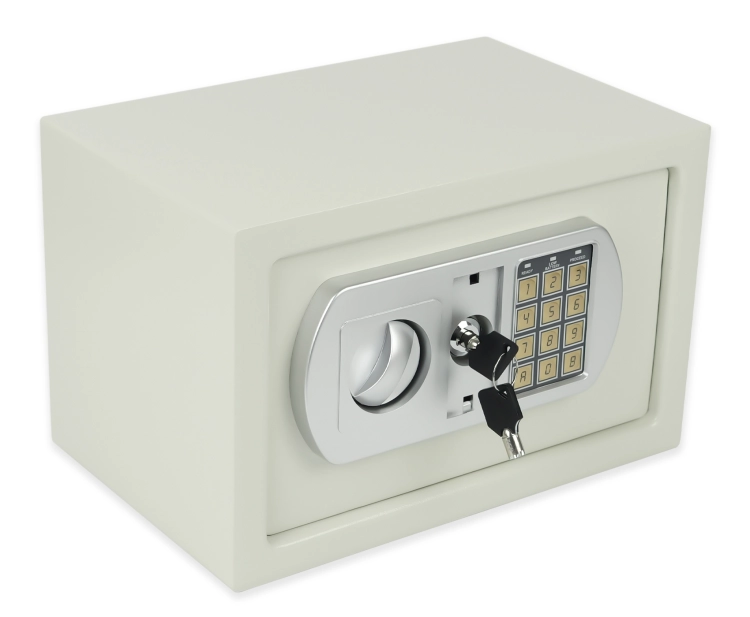 Sejf na klucz z kodem PIN elektroniczny do pieniędzy, stalowy i wytrzymały SecureBox-30