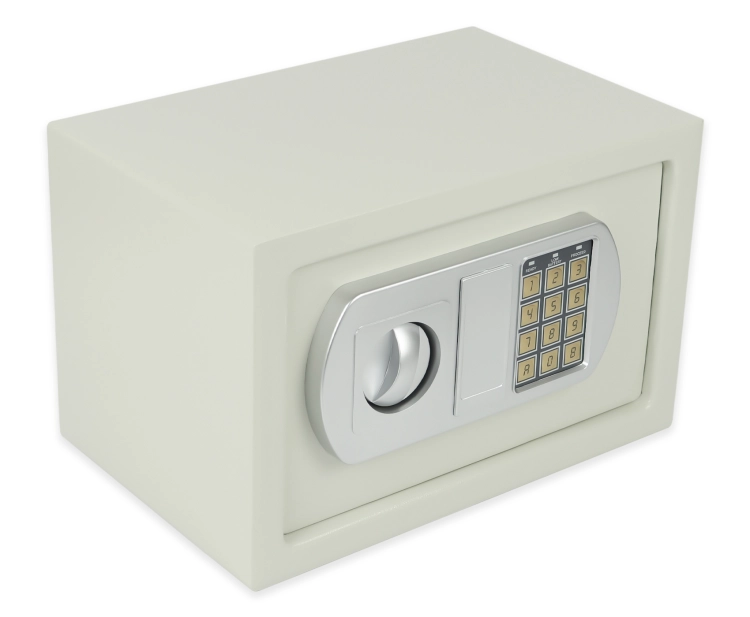 Sejf na pieniądze zamykany na zamek elektroniczny i mechaniczny z kluczem, do przechowywania pieniędzy SecureBox-30