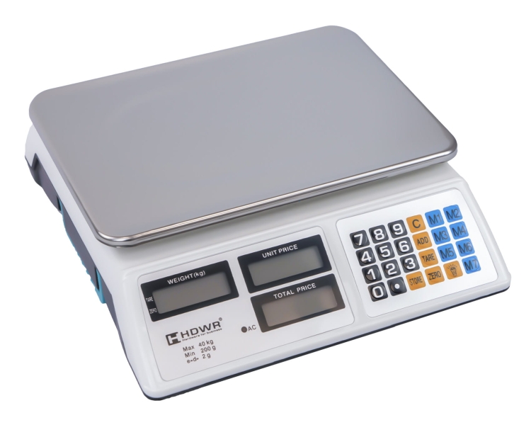 Waga sklepowa, elektroniczna do 40 kg wagPRO S40