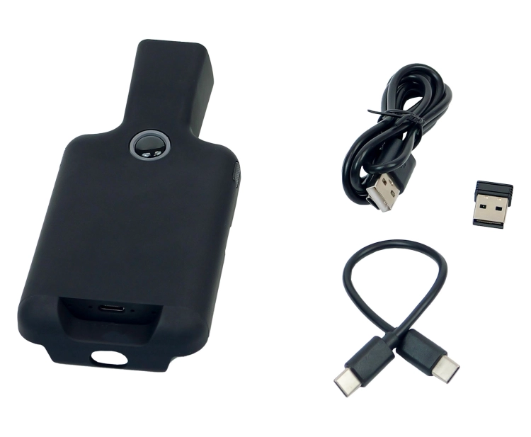 Skaner kodów kreskowych z uchwytem na telefon i zapisem kodów w pamięci, uchwyt na telefon, WIFI, Bluetoorh HD770