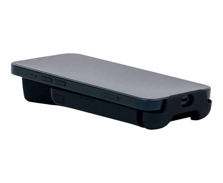 Skaner kodów QR z uchwytem na telefon, wbudowaną pamięcią i odczytem z LCD, bezprzewodowy HD7700