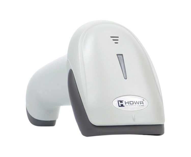 Czytnik kodów kreskowych w jasnym kolorze, przewodowy z interfejsem USB, laserowy, ręczny HD67W