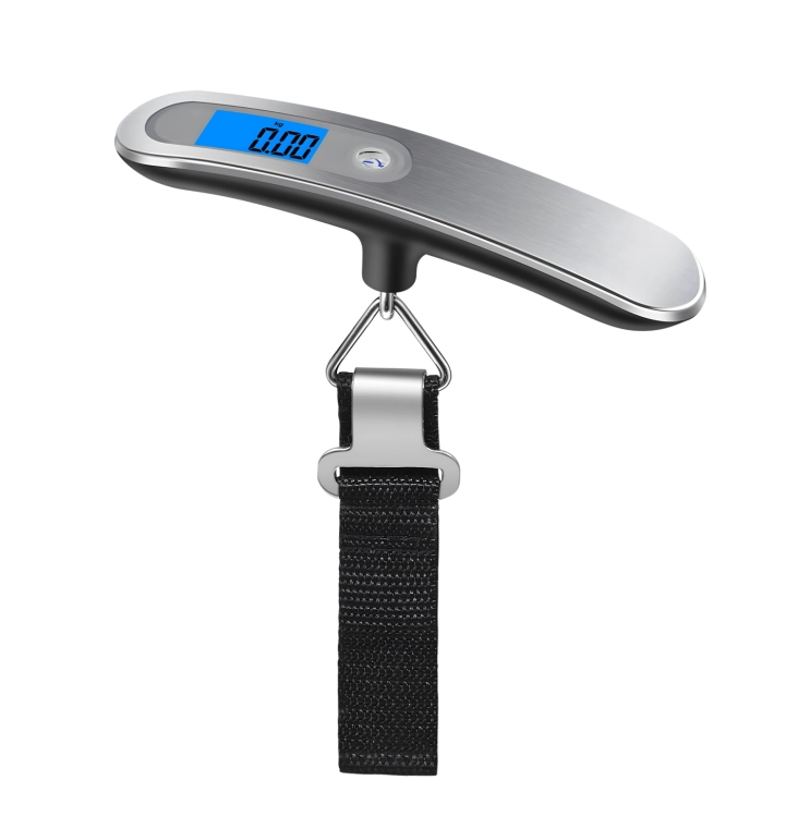 Waga bagażowa do 50 kg z paskiem kompaktowa kg, g, lb, oz wagPRO-H50K