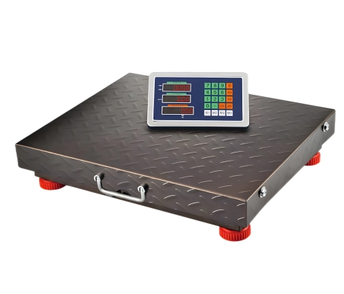 Waga gospodarcza do 100 kg platformowa, elektroniczna z bezprzewodowym działaniem i ekranem wagPRO-W100