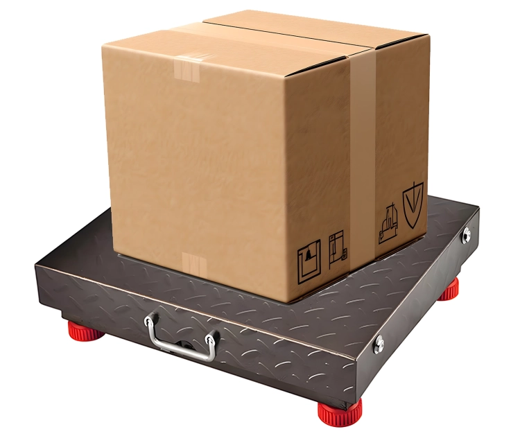 Waga towarowa do 100 kg z platformową metalową i ekranem LED wagPRO-W100