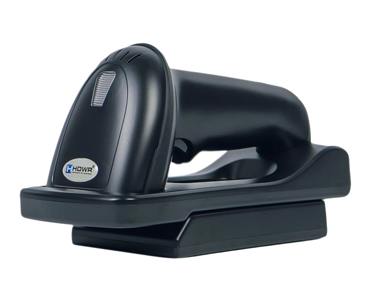 Skaner QR i kodów kreskowych z podstawką i stacją dokującą w jednym, WIFI 2.4G i wbudowana pamięć HD5800