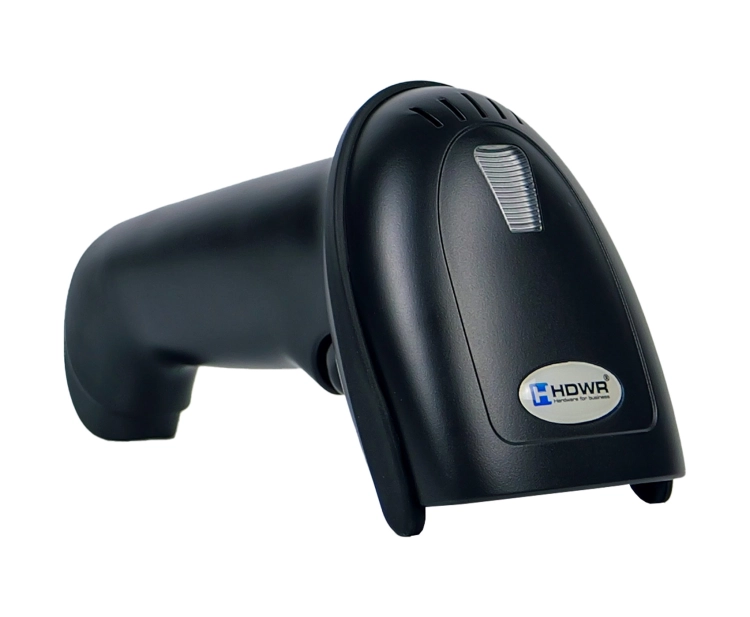 Skaner magazynowy QR z podstawką i wbudowaną pamięcią do automatycznego skanowania kodów HD5800