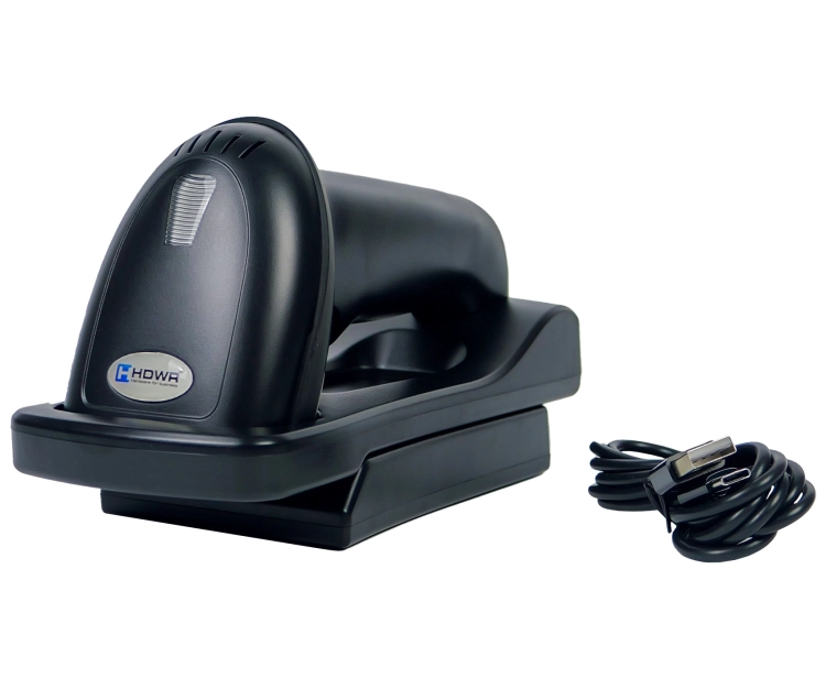 Bezprzewodowy czytnik kodów QR z wbudowaną pamięcią i regulowaną podstawką, WIFI 2.4G, automatyczny HD5800