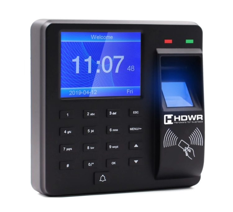 Zegar czasu pracy na kartę zbliżeniową i brelok RFID, 125 kHz, CTR10