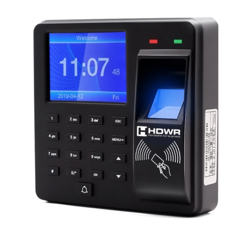 Rejestrator czasu pracy na kartę oraz brelok RFID CTR10