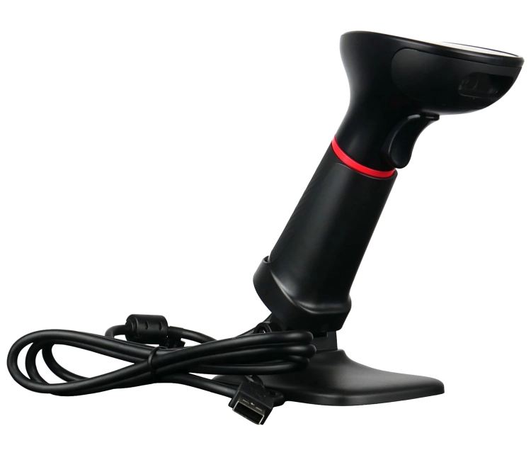 Skaner QR AZTEC i kodów kreskowych z podstawką, przewodowy, USB  HD-SL36A