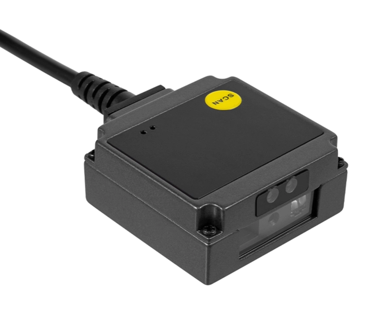 Czytnik QR i kodów kreskowych z metalową obudową, stacjonarny, przewodowy USB HD203