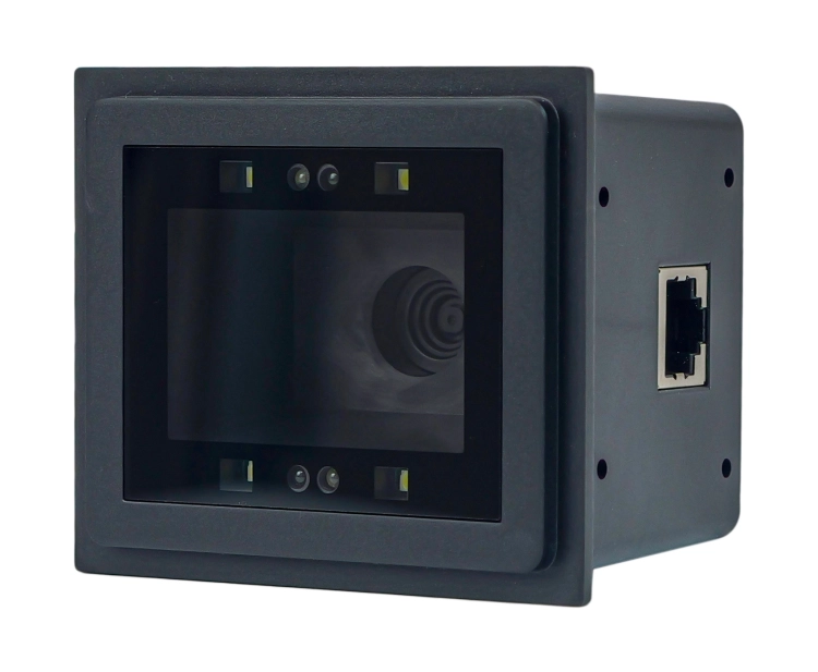 Skaner kodów QR 2D, czytnik stacjonarny, przewodowy, przemysłowy, USB, automatyczny skan, odczyt z LCD HD340