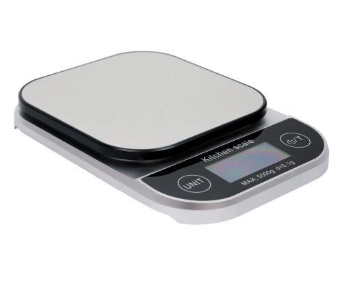 Waga spożywcza do 5 kg do kuchni z dokładnością 0,1 grama, na baterie z wyświetlaczem wagPRO-K5B