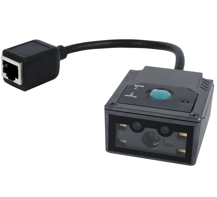 Skaner kodów QR i kreskowych, przewodowy, stacjonarny, USB, skanowanie kodu z ekranu LCD, wydajny HD150