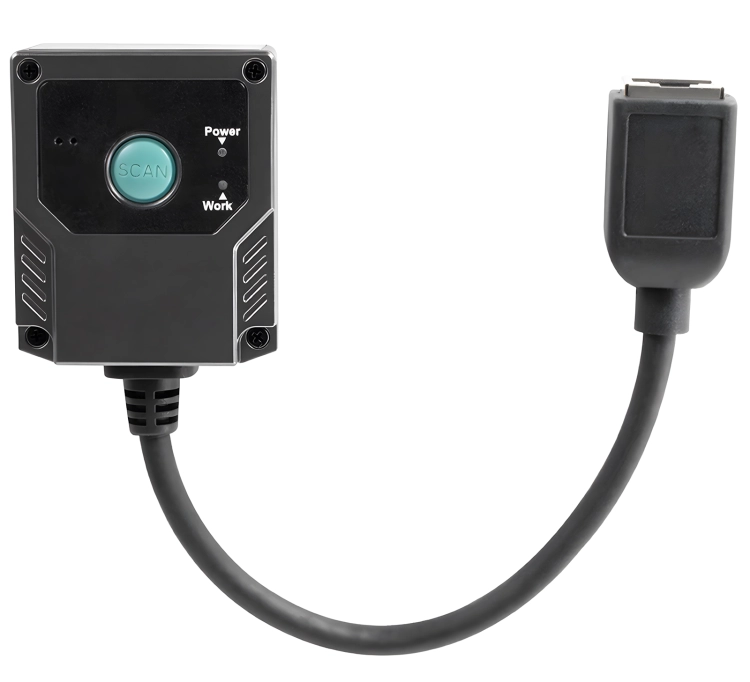 Czytnik QR i kodów kreskowych, stacjonarny, przewodowy, USB, odczyt z ekranu LCD HD150