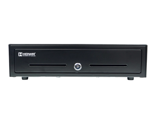 Szuflada kasowa do kasy fiskalnej z wyjmowanym organizerem, 5 przegród na banknoty i 8 na monety HD-KR41