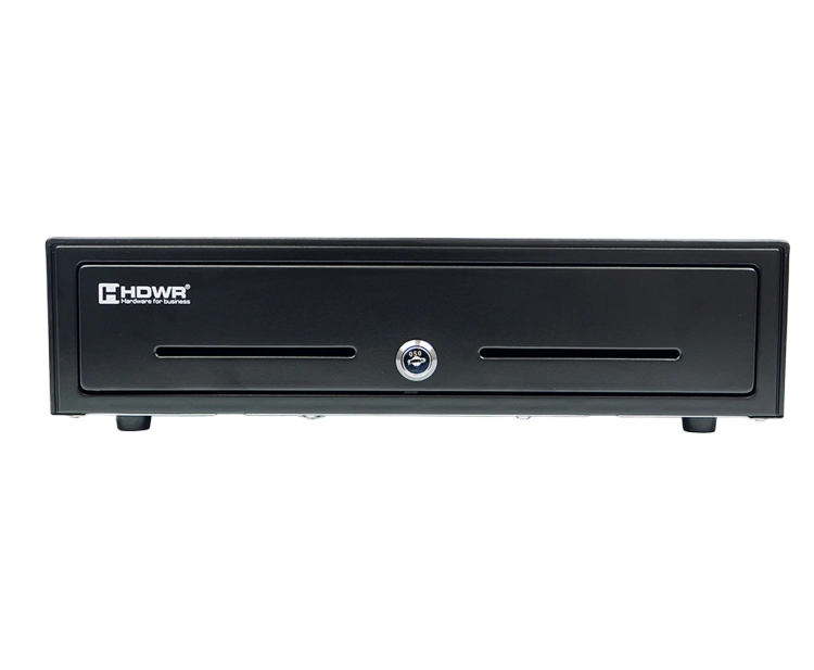 Szuflada kasowa do kasy fiskalnej z wyjmowanym organizerem, 5 przegród na banknoty i 8 na monety HD-KR41