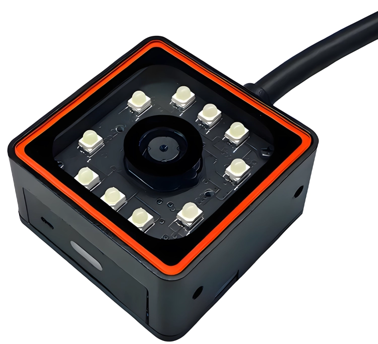 Skaner QR i kodów kreskowych, stacjonarny, przewodowy, USB, przemysłowy HD360