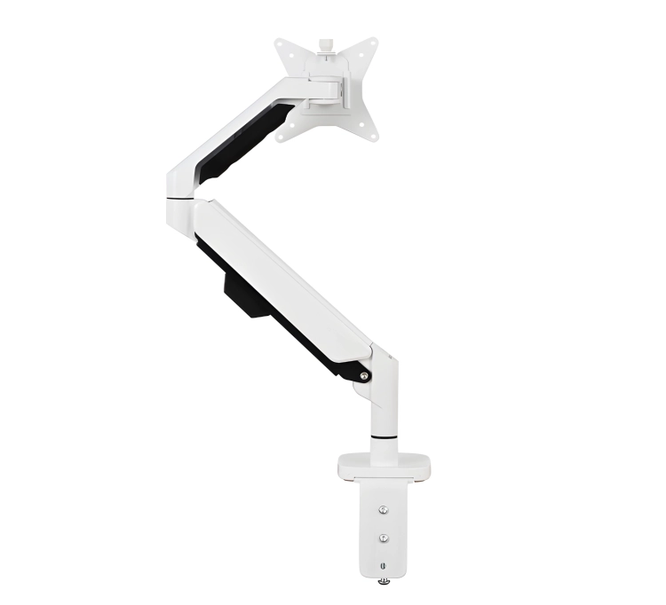 Uchwyt biurkowy do monitora ze sprężyną gazową, przekątna 13"-32" SolidHand-BG01BW