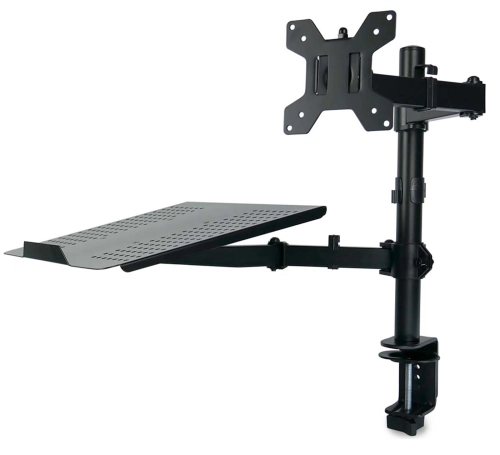 Stojak na monitor i laptop na biurko, monitor 13"-32", waga do 10 kg, standard VESA SolidHand-LM01