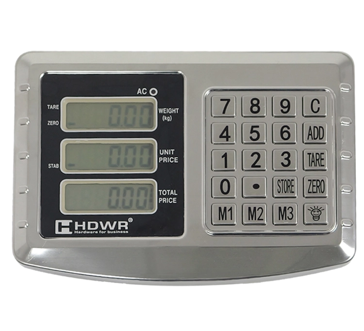 Waga platformowa do 300 kg, elektroniczna, wyświetlacze wagPRO-P300