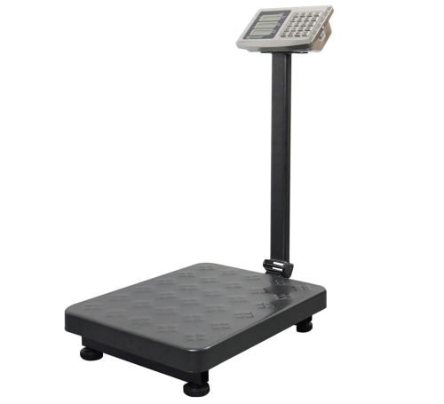 Waga do 300 kg elektroniczna z platformą ważącą, bezprzewodowe działanie, wyświetlacze wagPRO-P300