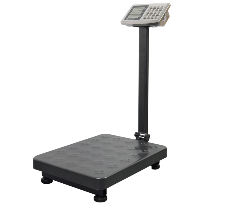 Waga do 300 kg elektroniczna z platformą ważącą, bezprzewodowe działanie, wyświetlacze wagPRO-P300