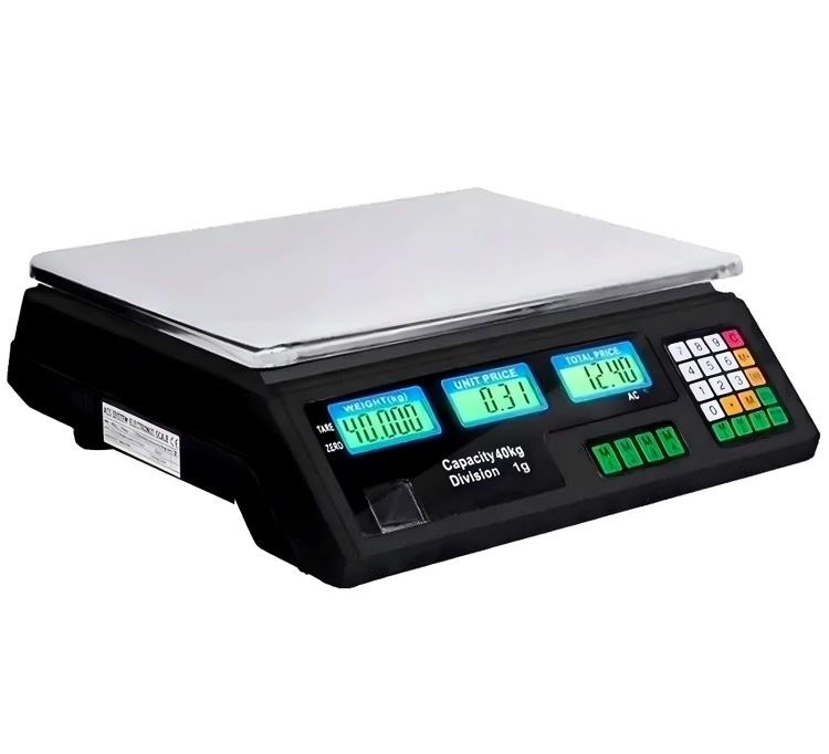 Waga elektroniczna sklepowa z udźwigiem do 40 kg wagPRO-S40B