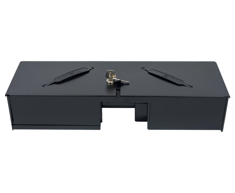 Tacka na pieniądze zamykana na klucz, 6 przegród na banknoty i 8 na monety HD-WS46