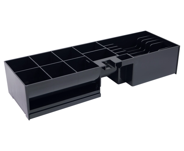 Organizer na pieniądze zamykany na klucz z 6 przegrodami na banknoty i 8 na bilon HD-WS46