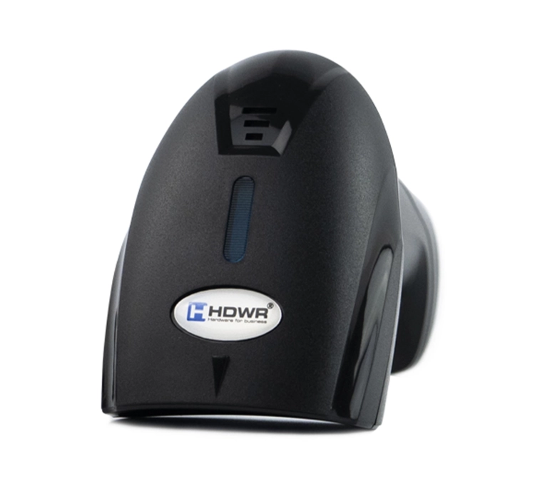 Skaner QR i kodów kreskowych z odczytem z ekranów LCD i podstawką, USB HD10D