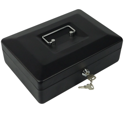 Kasetka na pieniądze z sześcioma przegrodami na monety, zamylana na klucz HD-CB25-6